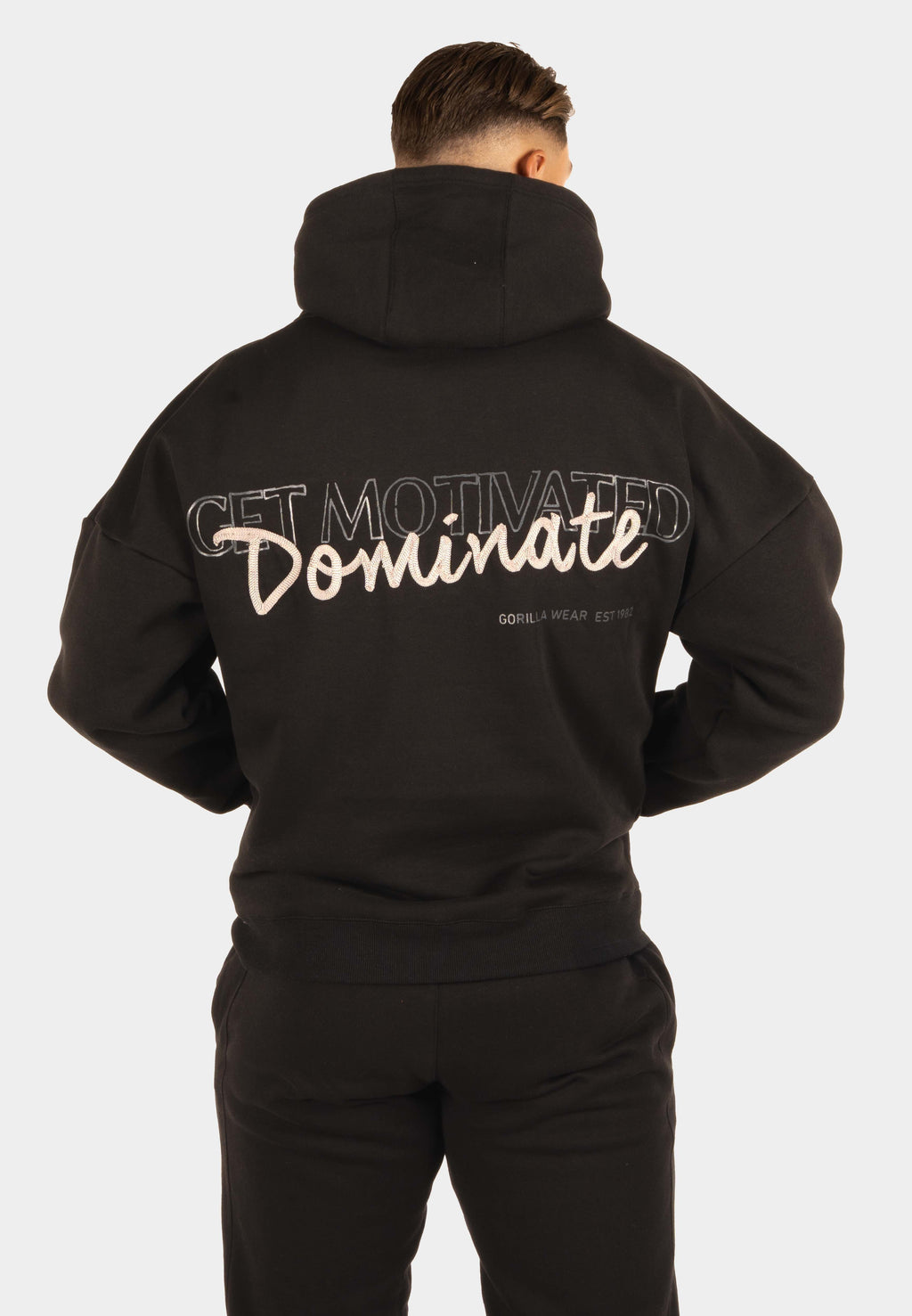 Gorilla Wear Jordan Oversized Hoodie - Zwart - Hoofdafbeelding