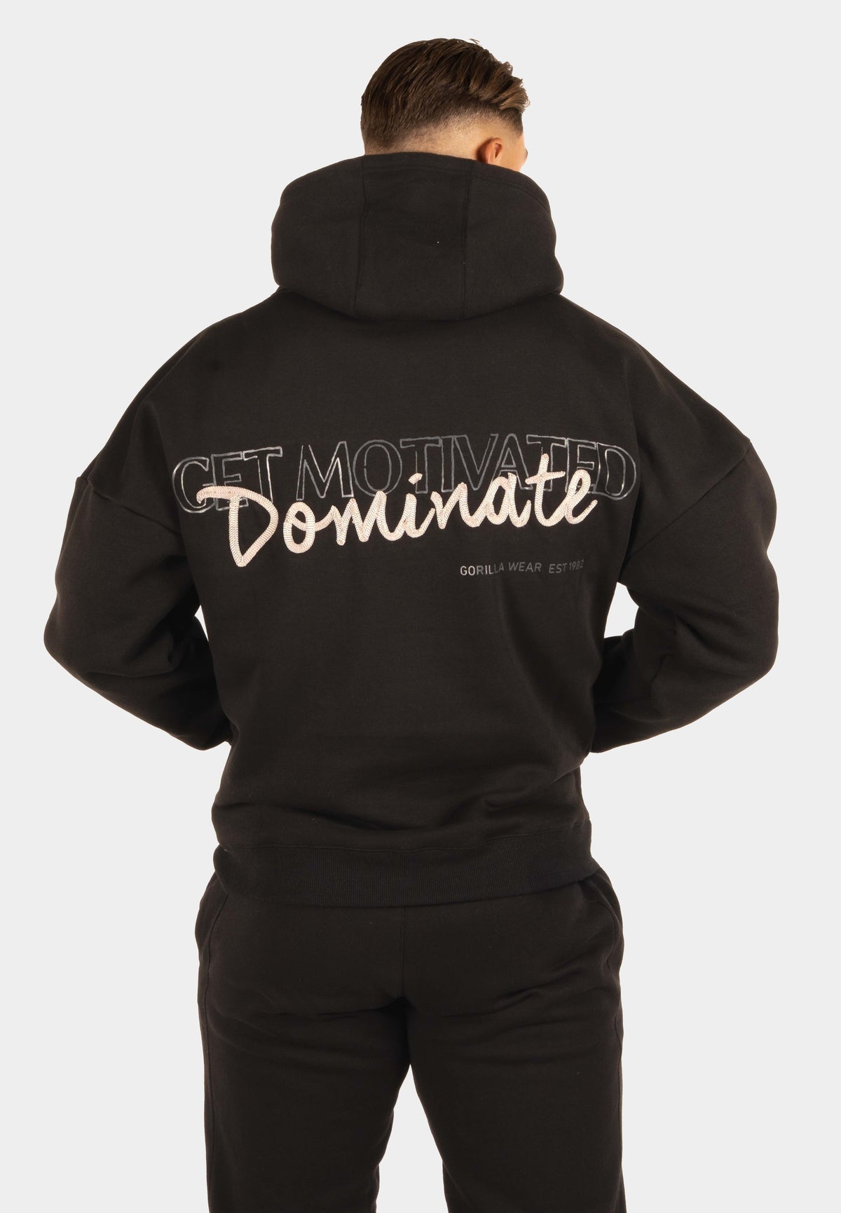 Gorilla Wear Jordan Oversized Hoodie - Zwart - Hoofdafbeelding
