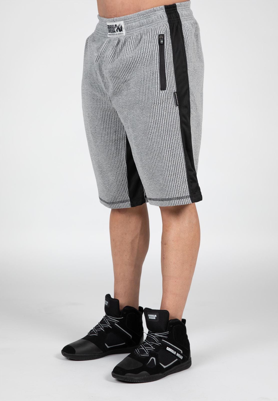 Gorilla Wear Augustine Old School Shorts - Grijs - Hoofdafbeelding