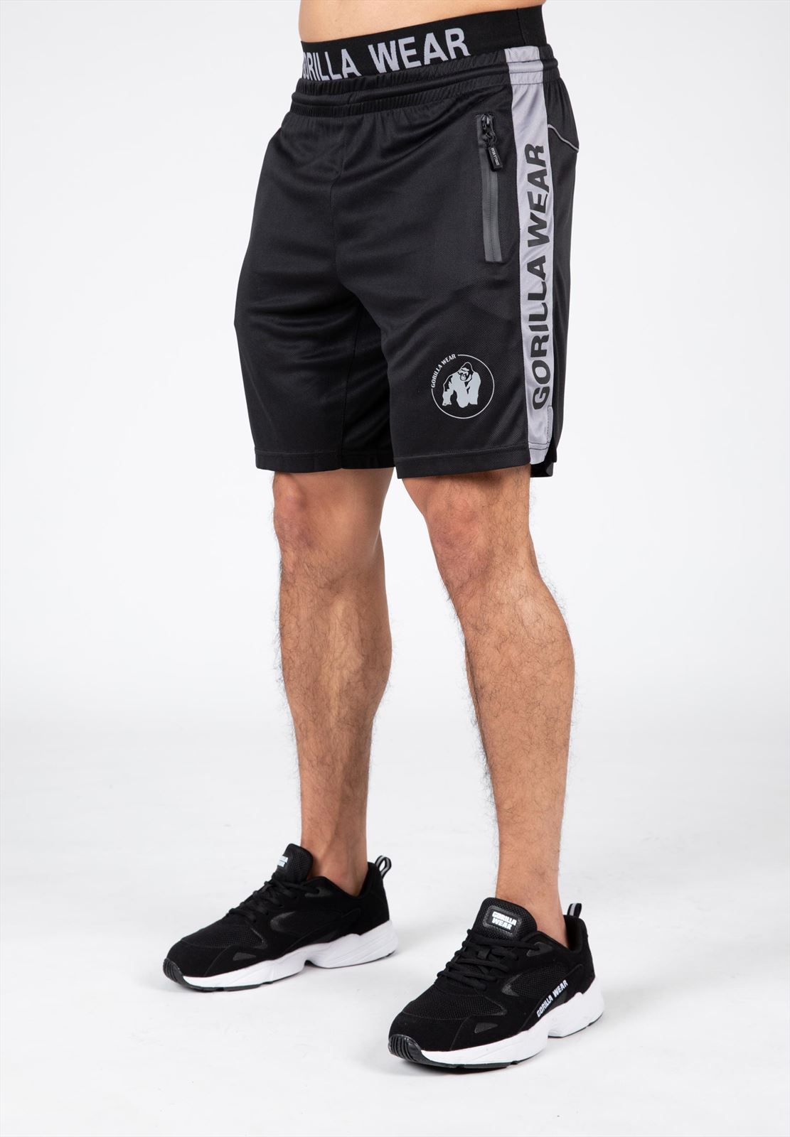 Gorilla Wear Atlanta Shorts - Zwart/Grijs - Hoofdafbeelding