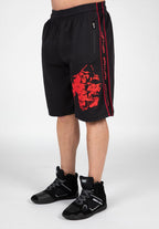 Gorilla Wear Buffalo Old School Workout Shorts - Zwart/Rood - Hoofdafbeelding