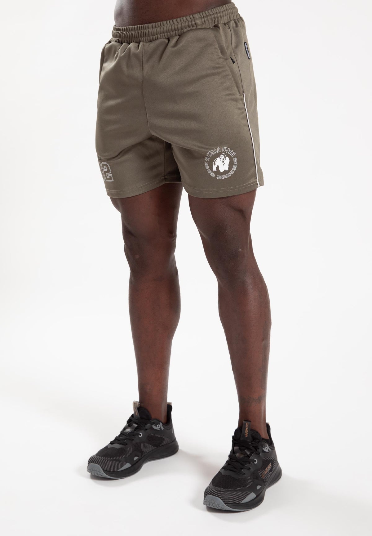 Gorilla Wear Broxton Shorts - Legergroen - Hoofdafbeelding