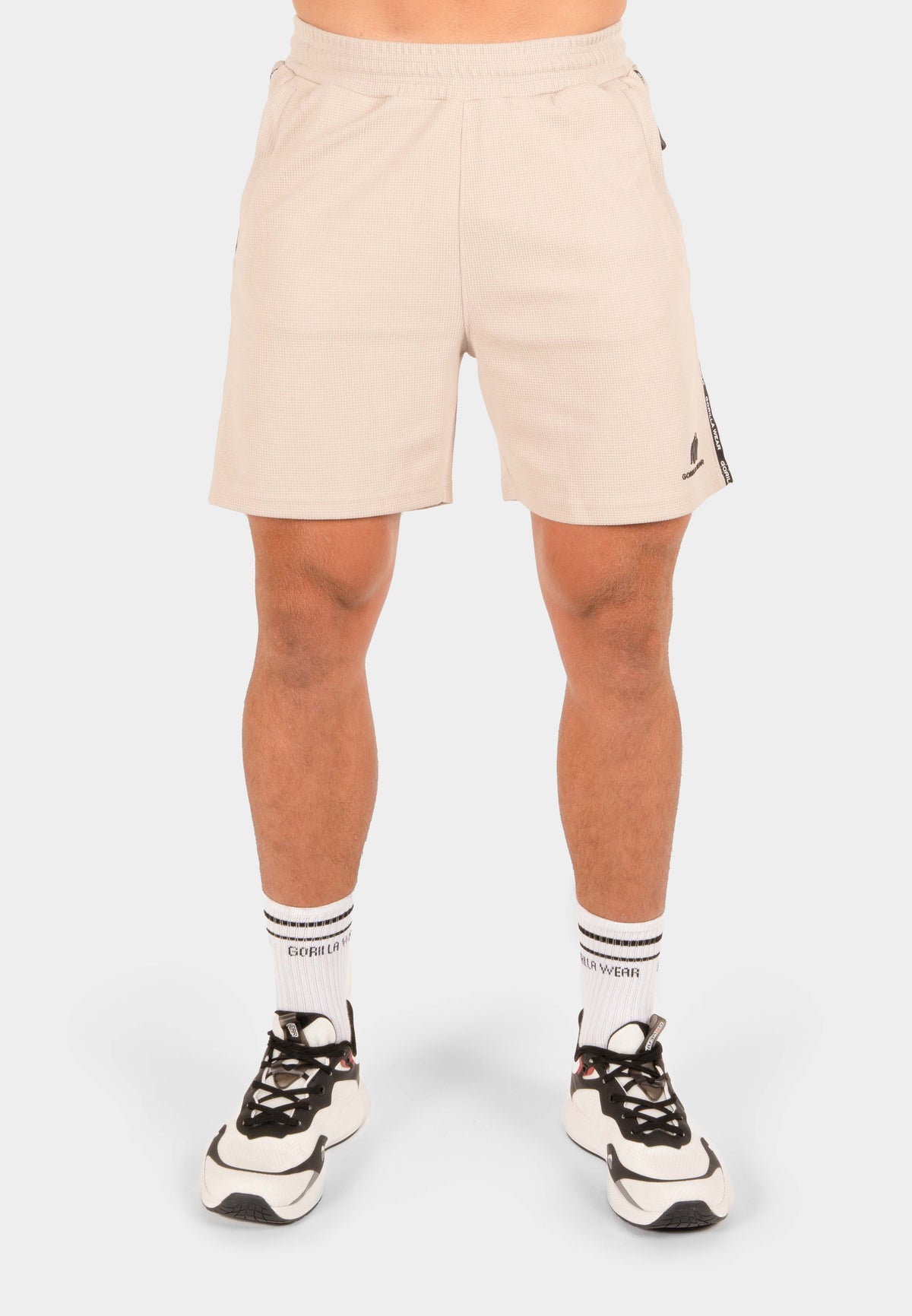 Gorilla Wear Harvey Shorts - Beige - Hoofdafbeelding