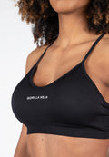 Gorilla Wear Quincy Seamless Sportbeha - Zwart - Hoofdafbeelding