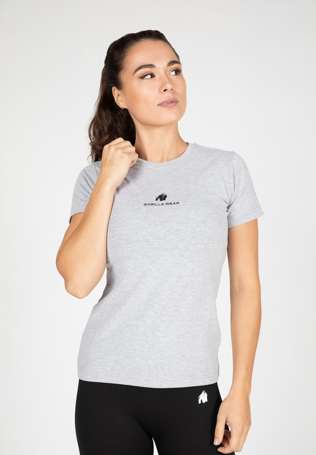 Gorilla Wear Estero T-Shirt - Grijs Gemeleerd - Hoofdafbeelding