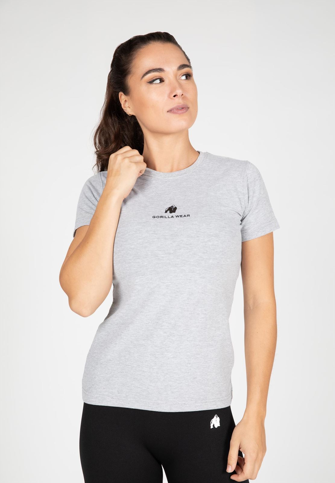 Gorilla Wear Estero T-Shirt - Grijs Gemeleerd - Hoofdafbeelding