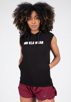 Gorilla Wear Virginia Mouwloze Hoodie - Zwart - Hoofdafbeelding