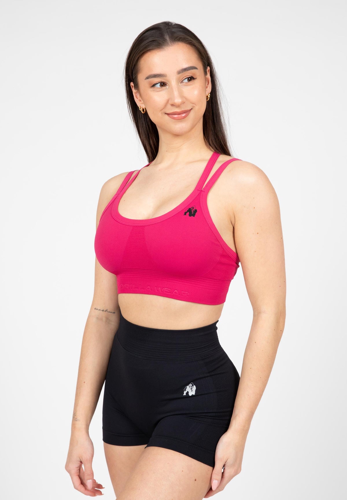 Gorilla Wear Whitney Seamless Sportbeha - Roze - Hoofdafbeelding