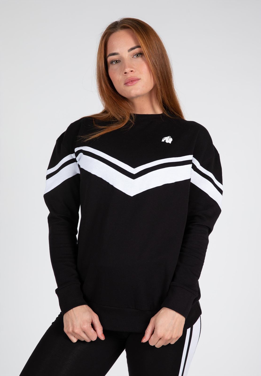 Gorilla Wear Hailey Oversized Sweater - Zwart - Hoofdafbeelding
