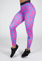 Gorilla Wear Colby Legging - Blauw/Roze - Hoofdafbeelding