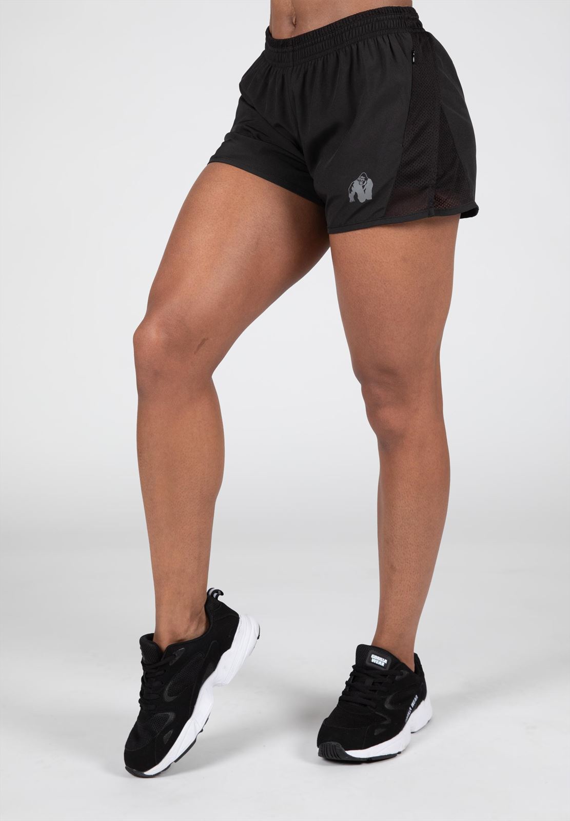 Gorilla Wear Portland 2-In-1 Shorts - Zwart - Hoofdafbeelding