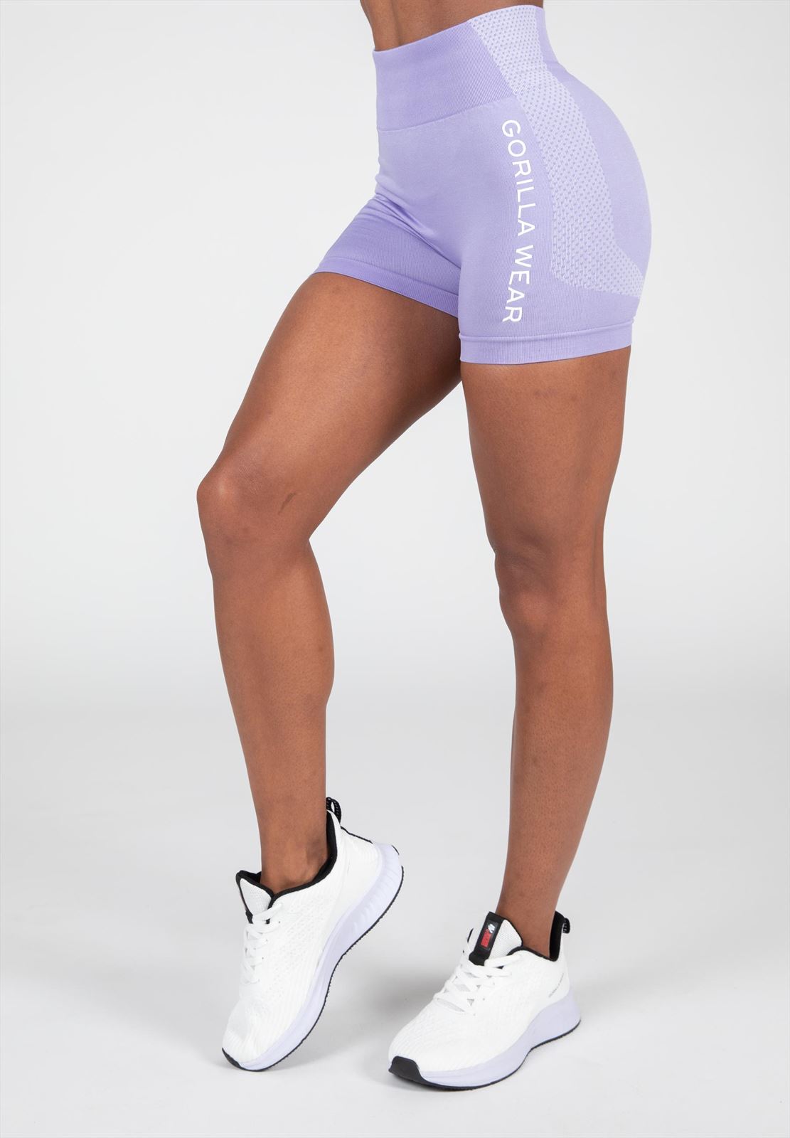 Gorilla Wear Selah Seamless Shorts - Lila - Hoofdafbeelding