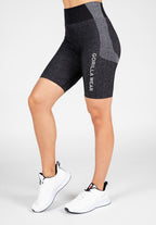 Gorilla Wear Selah Seamless Cycling Shorts - Zwart - Hoofdafbeelding