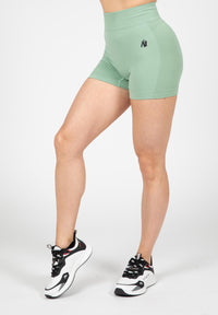 Gorilla Wear Whitney Seamless Shorts - Groen - Hoofdafbeelding