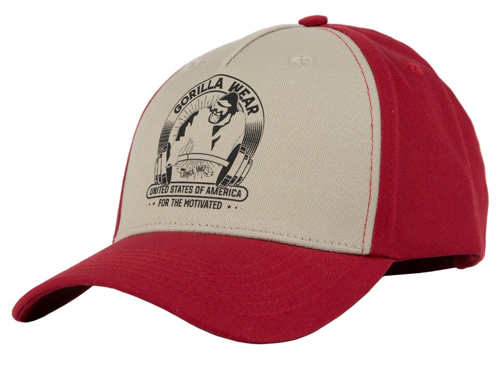 Gorilla Wear Buckley Pet - Rood/Beige - Hoofdafbeelding