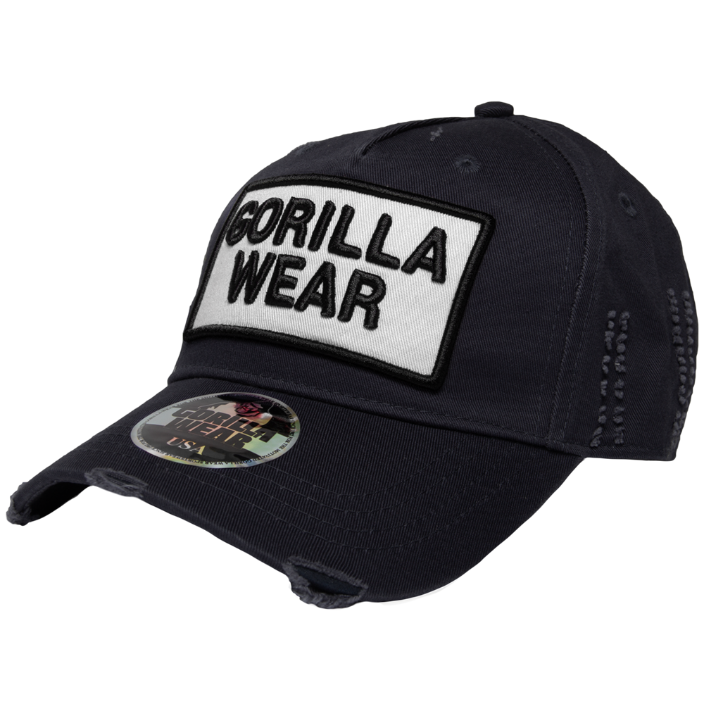 Gorilla Wear Harrison Pet - Zwart/Wit - Hoofdafbeelding