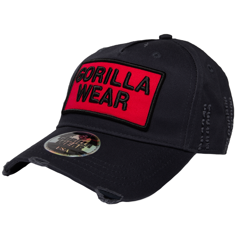 Gorilla Wear Harrison Pet - Zwart/Rood - Hoofdafbeelding