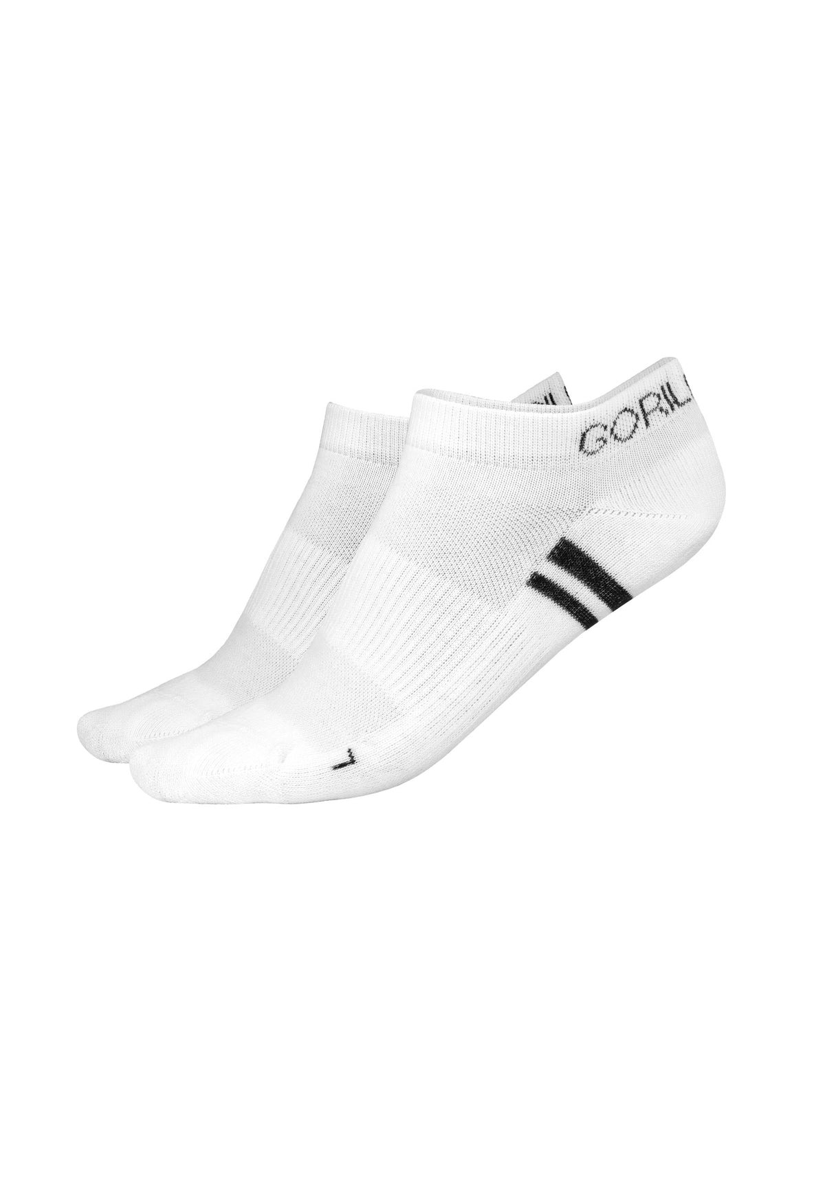 Gorilla Wear Quarter Sokken 2-Pack - Wit - Hoofdafbeelding