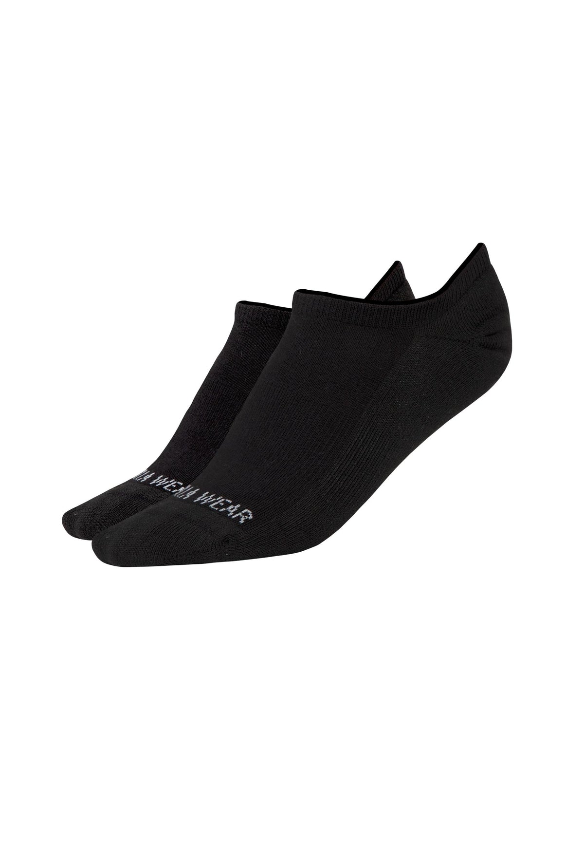 Gorilla Wear Enkelsokken 2-Pack - Zwart - Hoofdafbeelding
