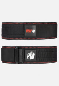 Gorilla Wear Halterriem - 4 Inch Premium Leather Lifting Belt - Zwart - Hoofdafbeelding