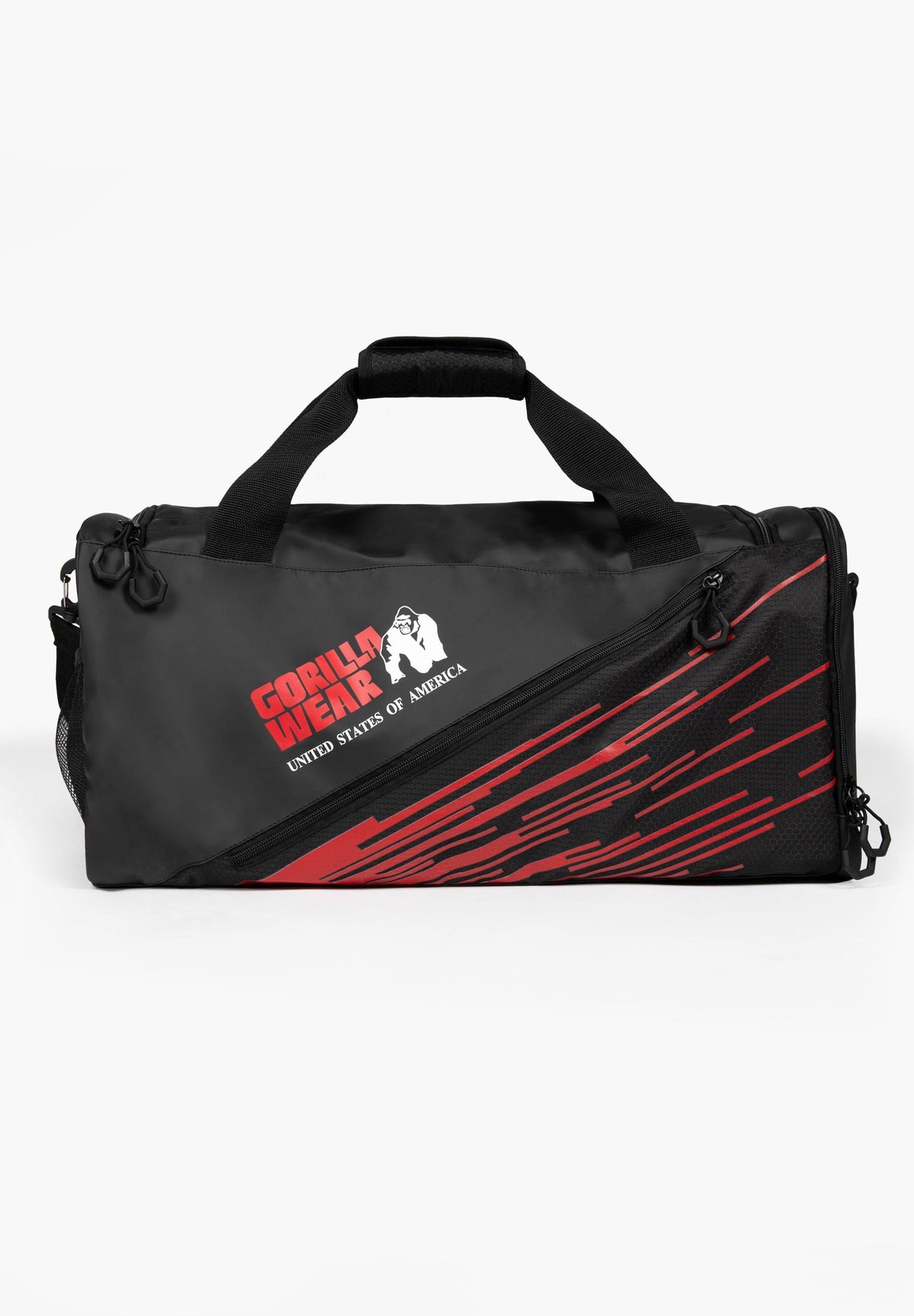 Gorilla Wear Ohio Gym Bag - Sporttas - Zwart/Rood - Hoofdafbeelding