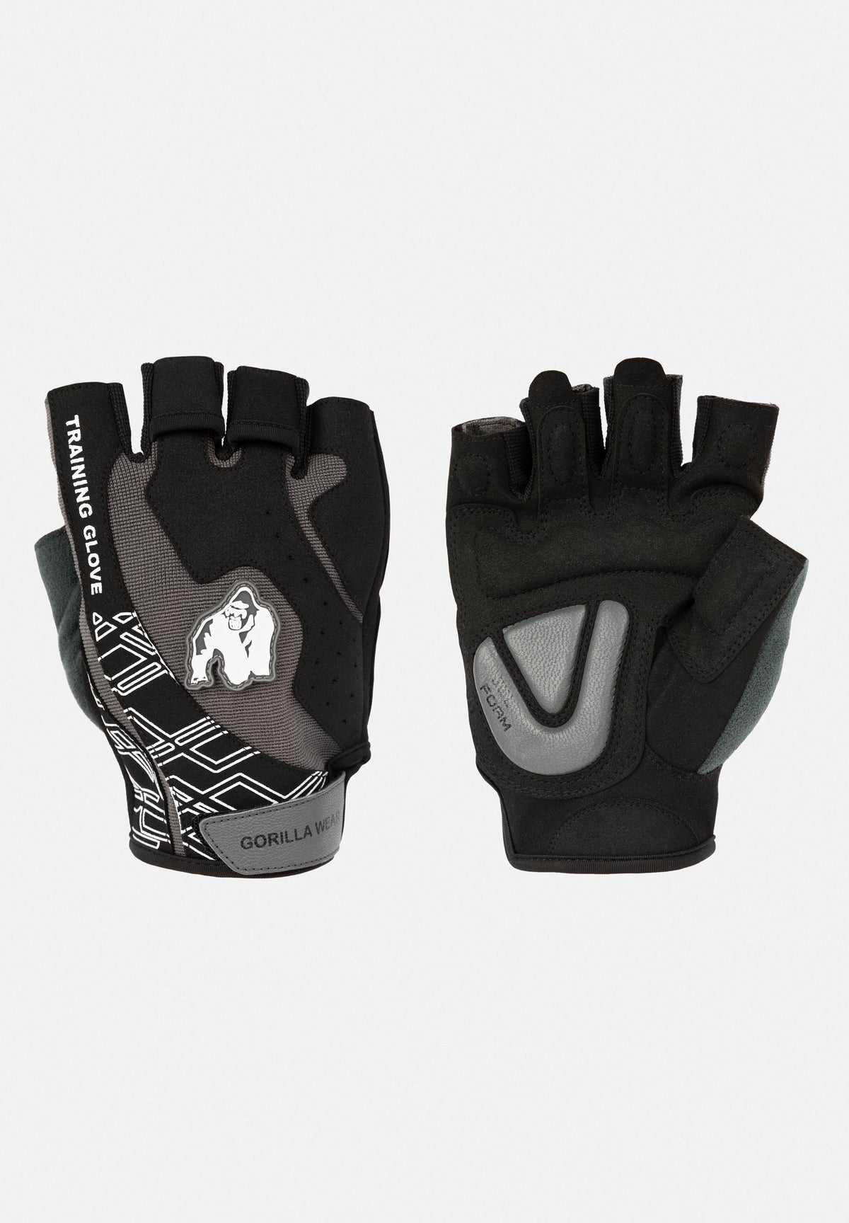 Gorilla Wear Mitchell Training Handschoenen 2.0 - Zwart/Grijs - Hoofdafbeelding