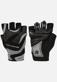 Gorilla Wear Dames Fitness Handschoenen 2.0 - Zwart/Grijs - Hoofdafbeelding