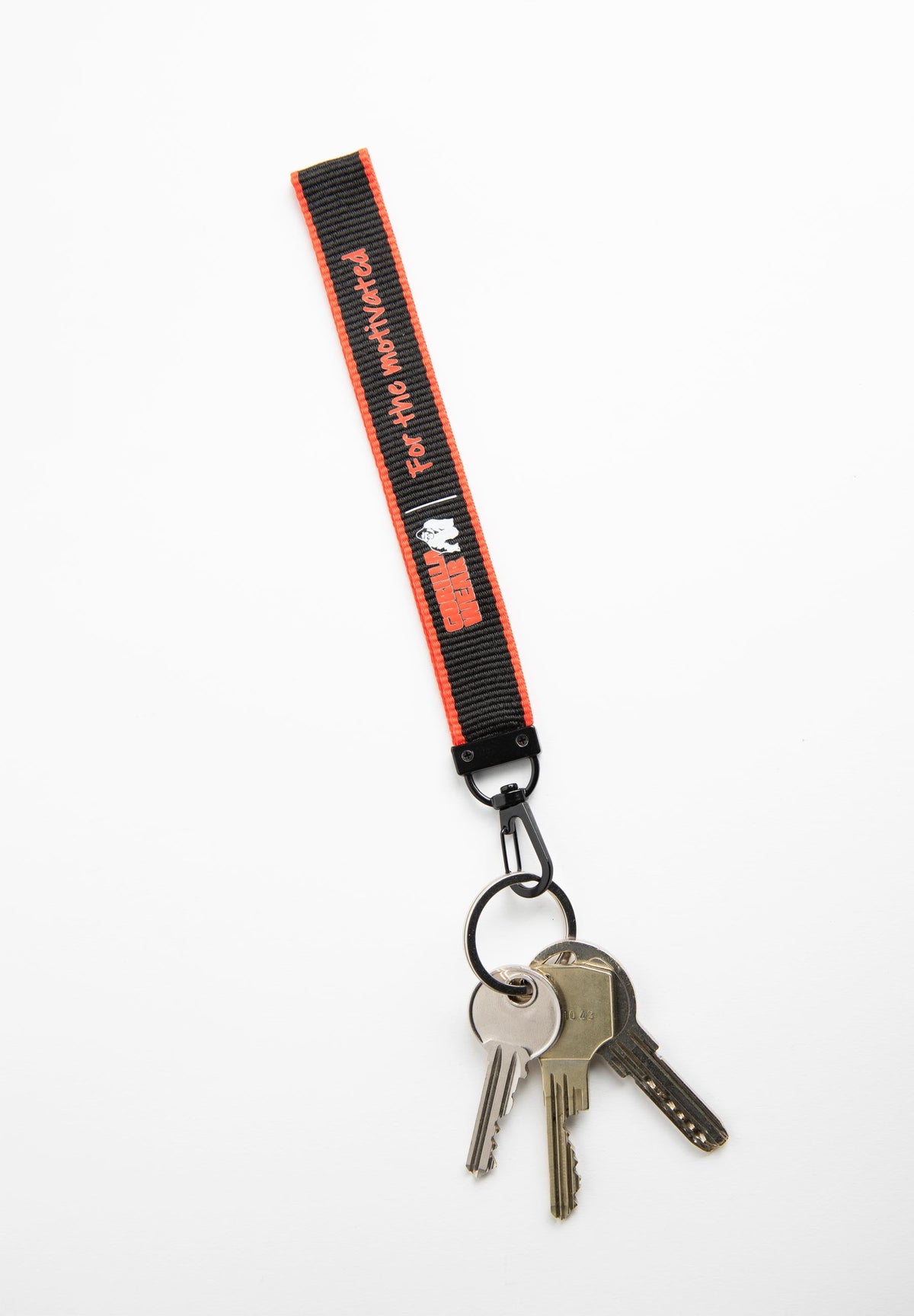 Gorilla Wear Sleutelhanger - Lanyard Keychain - Zwart - Productafbeelding