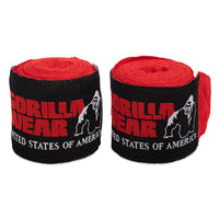 Gorilla Wear Boksbandages - Rood - Hoofdafbeelding