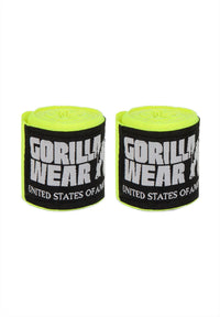 Gorilla Wear Boxing Hand Wraps - Boksbandages - Geel - Hoofdafbeelding