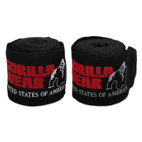 Gorilla Wear Boksbandages - Zwart - Hoofdafbeelding