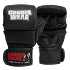 Gorilla Wear Ely MMA Bokshandschoenen - Zwart/Wit - Hoofdafbeelding