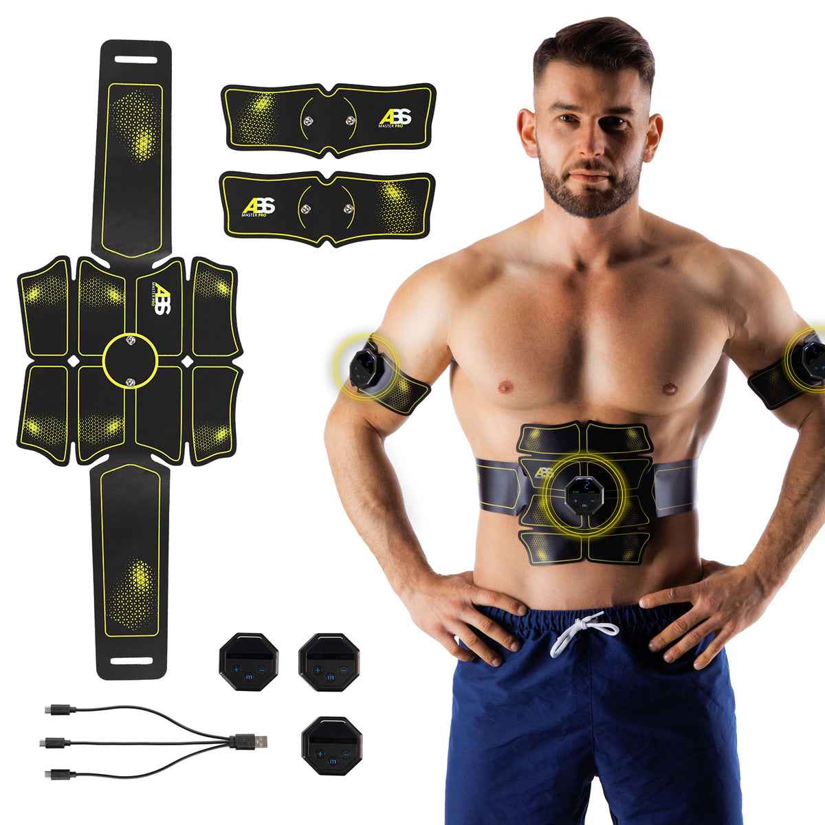 HMS ABS Master Pro Spierstimulator - Hoofdafbeelding