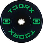 Toorx Fitness Bumper Plate - Professional Olympische Halterschijf - 10 kg - Hoofdafbeelding