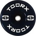 Toorx Fitness Bumper Plate - Professional Olympische Halterschijf - 5 kg - Hoofdafbeelding