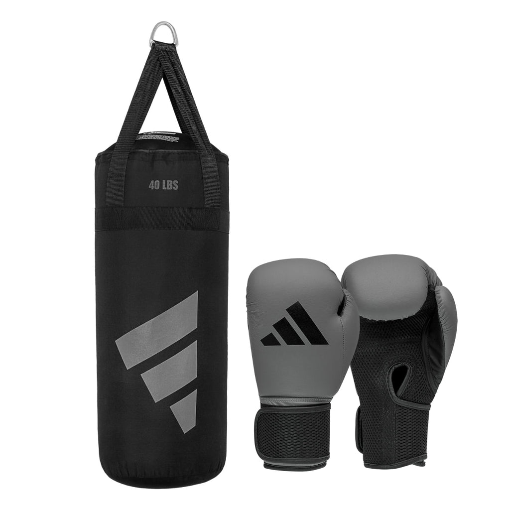Adidas Junior Boxing Set - Grijs/Zwart - 10 oz - Hoofdafbeelding