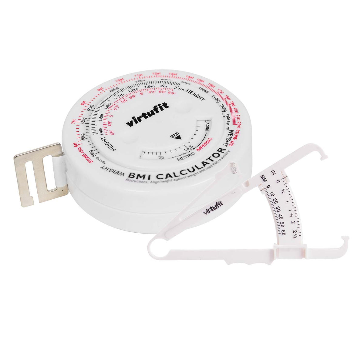 VirtuFit Set met Huidplooimeter en Omtrekmeter - Productafbeelding