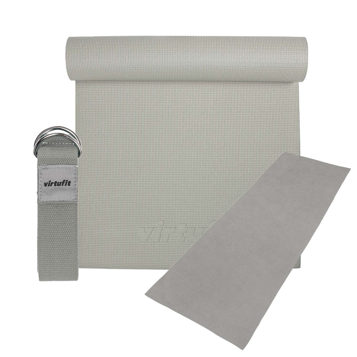 VirtuFit Premium Yoga Kit - 3-Delig - Natural Grey - Hoofdafbeelding