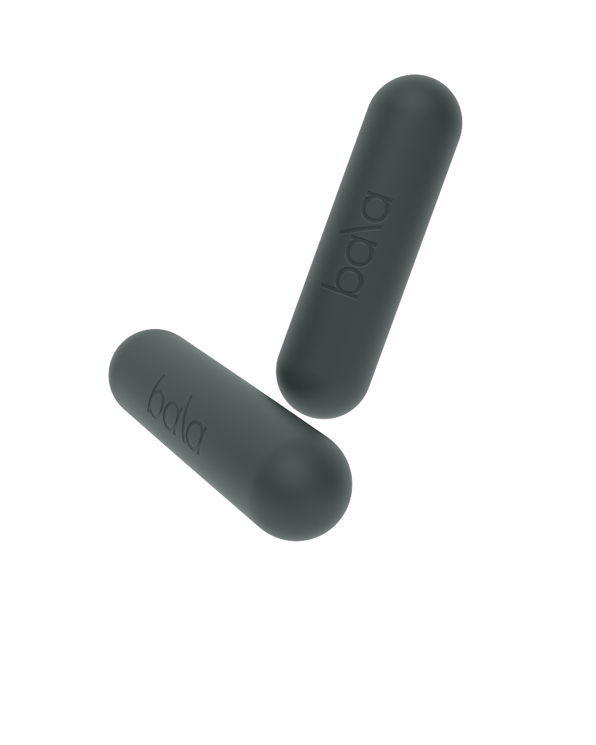 Bala Bars Dumbbells - 2 x 1 kg - Charcoal/Grijs - Hoofdafbeelding
