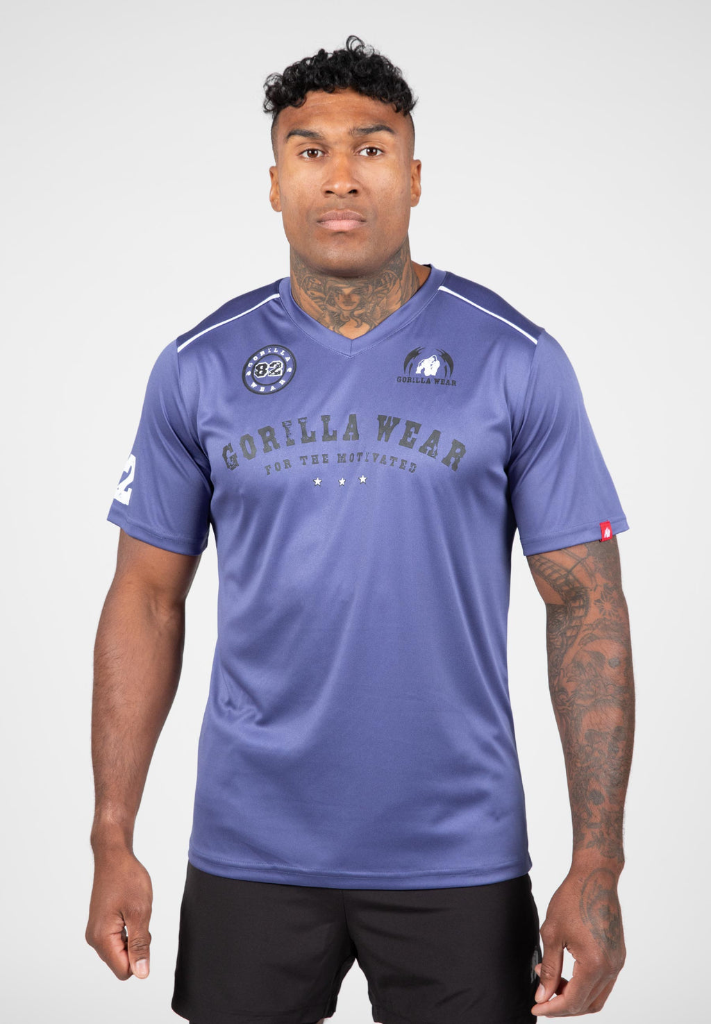 Gorilla Wear Baltimore T-shirt - Blauw - Hoofdafbeelding