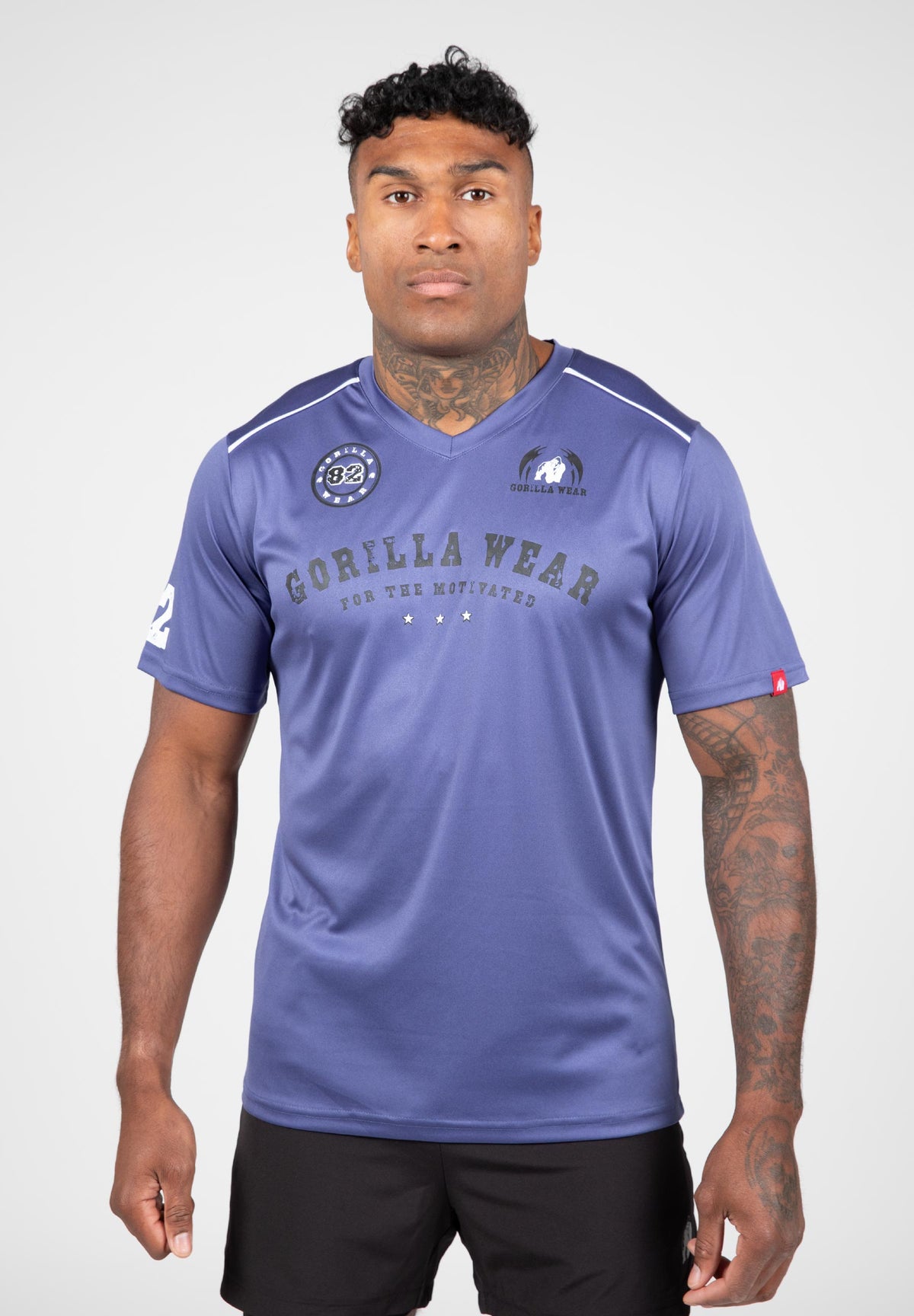 Gorilla Wear Baltimore T-shirt - Blauw - Hoofdafbeelding