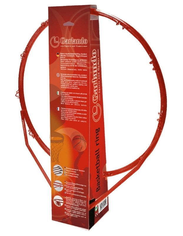 Garlando Basketbalring 45 cm - Incl. Montageset en Net - Productafbeelding
