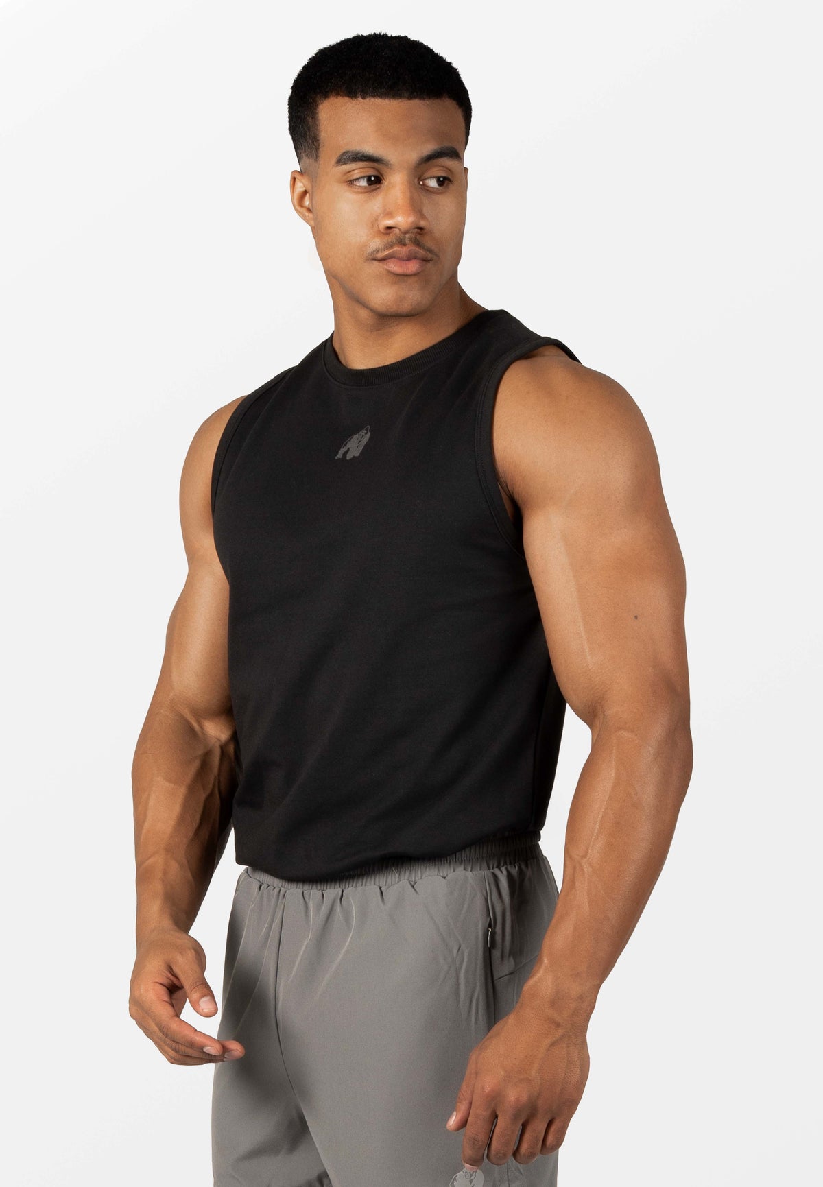 Gorilla Wear Belfort Tank Top - Zwart - Hoofdafbeelding