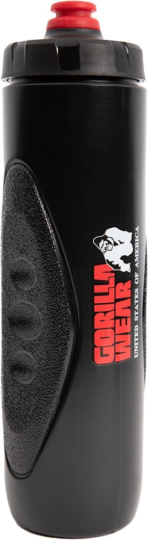 Gorilla Wear Grip Sport Bidon - 750 ml - Zwart - Hoofdafbeelding