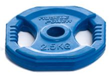 Muscle Power Aerobics Halterschijf - 30 mm - 2.5 kg - Blauw - Per stuk - Hoofdafbeelding