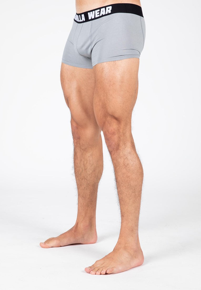 Gorilla Wear Boxershorts 3-Pack - Grijs/Blauw/Rood - Hoofdafbeelding