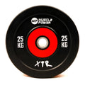 Muscle Power Bumper Plate Pro - Olympische Halterschijf 50 mm - 25 kg - Hoofdafbeelding