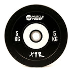 Muscle Power Bumper Plate Pro - Olympische Halterschijf 50 mm - 5 kg - Hoofdafbeelding