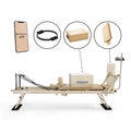 Mewave Pilates Reformer Pro Complete Set - Beige - Hoofdafbeelding