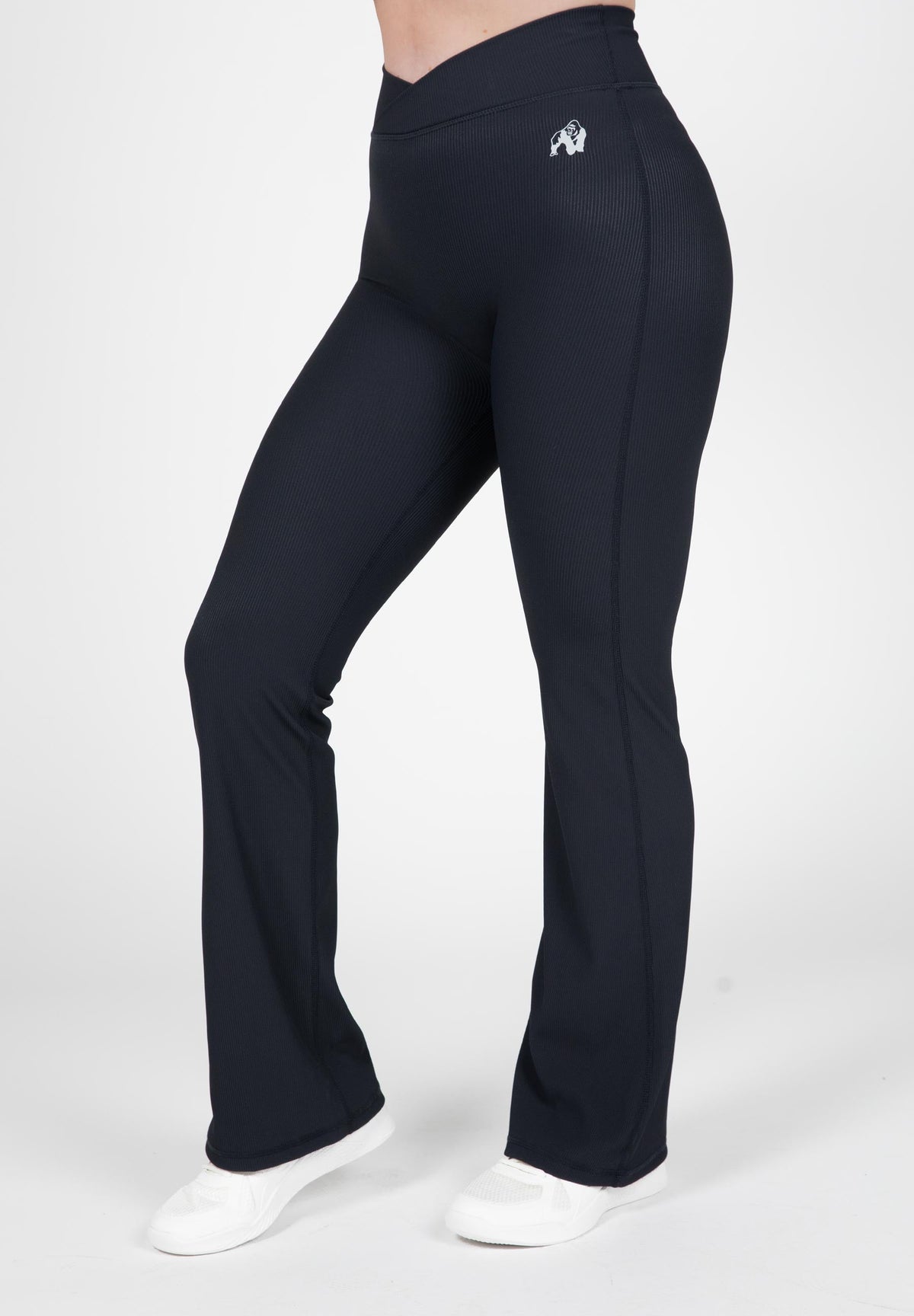 Gorilla Wear Carmen Flared Legging - Zwart - Hoofdafbeelding